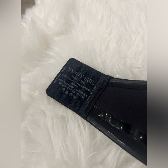 Vanity Fair Black Strapless Underwire Bra Size 36B - Picture 11 of 11